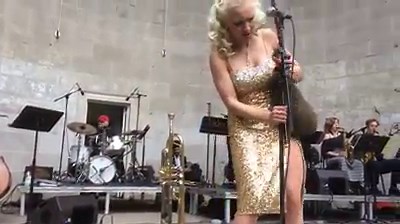 BAGPIPE BLUES - Gunhild Carling and Swingadelic in Central Park NYC 2014 Arr/composition Hans Carling Filmed by Steve Conrad | Gunhild Carling
