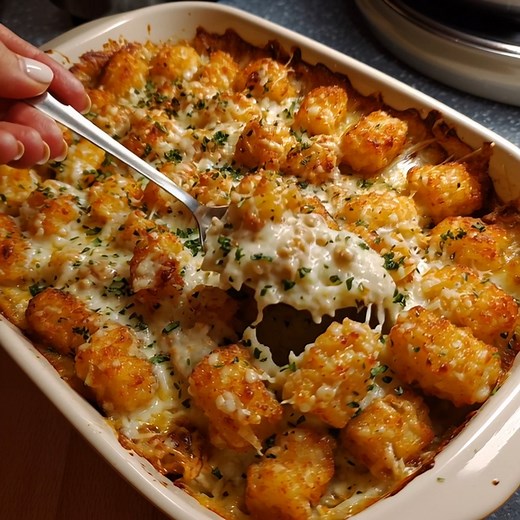 8.8K views · 18 reactions | Cheesy Tater Tot Casserole 凜燎️ This...
