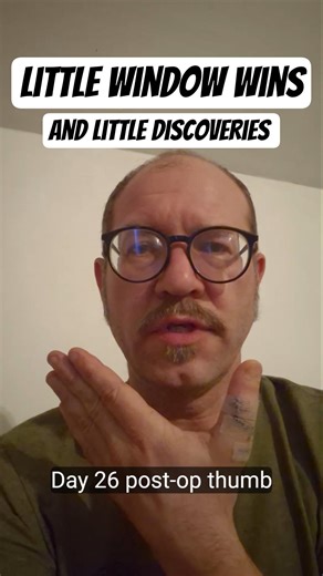 ​Day 26: Thumb Recovery & A 1986 Discovery! 🗞️🔨