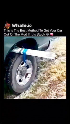 Education || history || technology on Instagram: "Most drivers have NO idea this simple trick can save them when their car is completely stuck in mud 🚙💡When a tire spins in mud, it loses all traction because the ground underneath becomes soft, slick, and unable to grip the rubber. That’s why drivers stay trapped, no matter how hard they accelerate. This method changes everything.By fastening a sturdy plank or board to the wheel, you instantly create an extended surface that bites into the grou