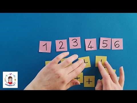 IL GIOCO DEI SEI NUMERI: gioco matematico per bambini con numeri, addizioni e sottrazioni.