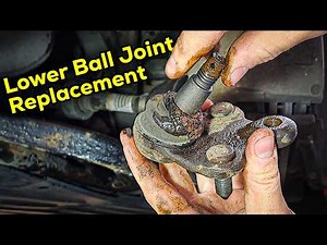 How to Replace a Worn Lower Ball Joint | Stop Front Suspension Clunking