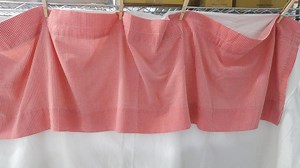 Jcpenney Red Gingham Rod Pocket Valance, 60 X 15 In. Long, 65/35 Poly Cotton Blend, Made USA, Country Kitchen, Vintage Home Curtain Upcycle - Etsy Canada