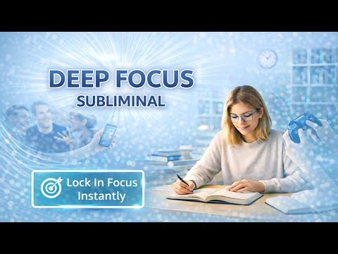 Deep Focus Subliminal | Maximum Concentration for Study & Work