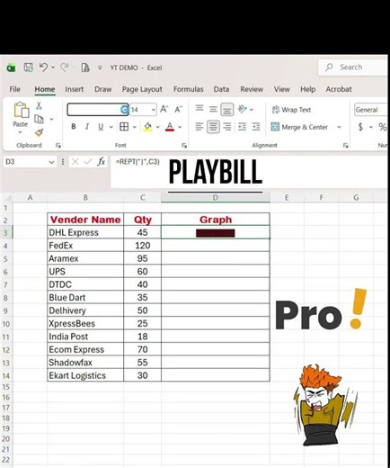 Excel Graph Trick 📊 | Product Data ko Graph me Kaise Dikhaye #shorts