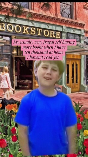 My usually very frugal self buying more books when I have ten thousand at home I haven’t read yet. #booktok #bookworms #bookishlife #bookmeme #bookhumor