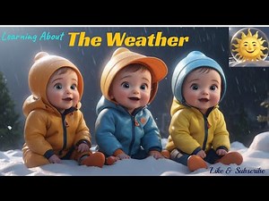 The Weather Song | Learn About the Weather | Catchy English Rhyme For Kids