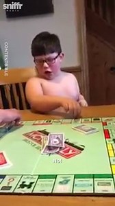 "Get yourself back in jail" This kid is NOT happy about losing Monopoly 😂😂 | LADbible New Zealand