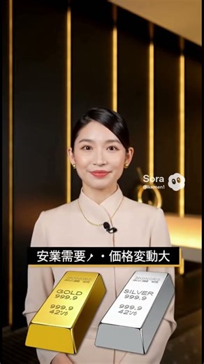 ゴールド（金）とシルバー（銀）の違いを、初心者向けに分かりやすく解説します。#ゴールド#シルバー#金#銀#投資#資産防衛#初心者向け#shorts