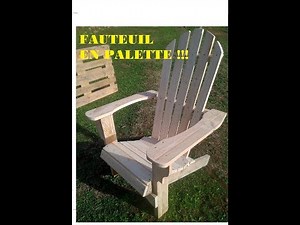 [TUTORIAL] PALLET CHAIR (ADIRONDACK)