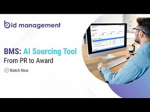 Bid Management Software – Streamline PR to Award in One Centralized Sourcing Platform