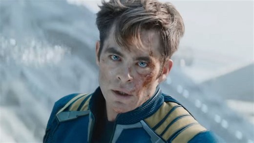 The Star Trek fight that left Chris Pine with a real black eye