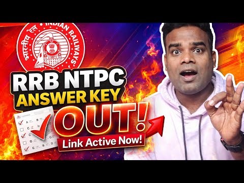 #rrb ntpc answer key out 😍 2026