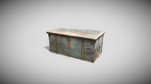Rustic antique wooden chest - Buy Royalty Free 3D model by ROGO DESIGN (@rogodesign)