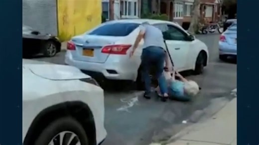 Elderly woman dragged out of car after disagreement with driver
