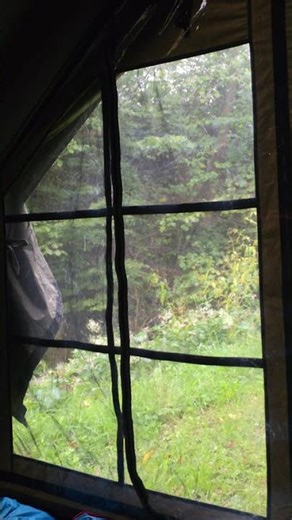 Rain in the Tent ASMR 🌧️ Camping Vibes #asmr #rain #tent #vibes