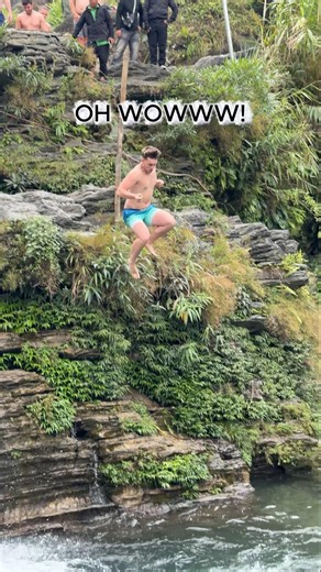 just jump arleady -Ha Giang Loop adventure #waterfall #travel #nature