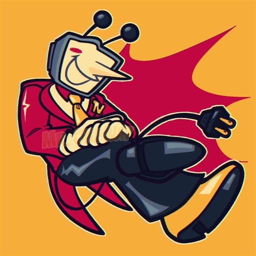 STATIC tenna animation/edit loop #deltarune #animation #art #tenna