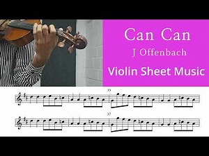 can can easy violin tutorial