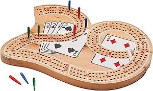 Mainstreet Classics Wooden "29" Cribbage Board Game Set