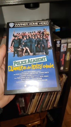 VHS Police Academy (1984) #vhscollection #retro #80s #movie