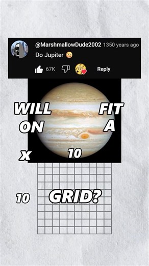 Will jupiter fit on a 10x10 grid? #pixelart #pixelarttutorial #drawing #nasa