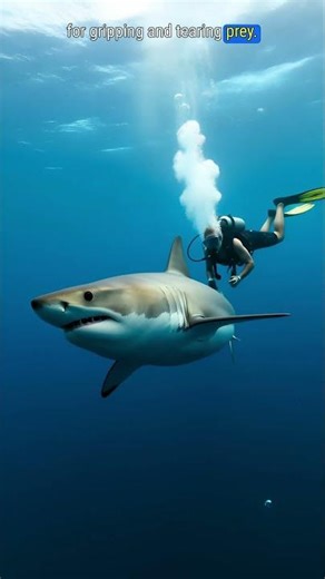 300 Teeth ! The Shark’s INSANE Dental Factory #shark #sea #shorts #short #shortvideo