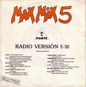 Various - Max Mix 5 (1ª Parte)