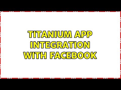 titanium app integration with facebook