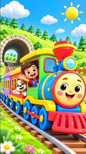 Gadi Aayi Gadi Aayi, गाड़ी आई गाड़ी आई छुक छुक #shorts #hindibalgeet #trainvideo #kidssongs