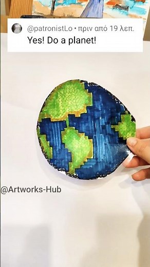 How to make Earth 🌍 pixel Art & Sticker #shorts #tutorial
