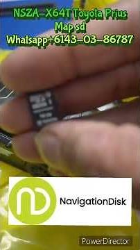 NSZA-X64T Toyota prius sd map card available
