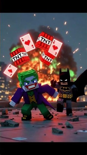 Minecraft Batman vs Joker — The Blocky Showdown Begins 🟩🦇