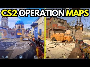 NEW CS2 OPERATION MAPS! (Santorini, Zoo, Favela & Iris)