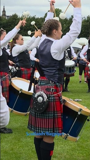 Marvelous drums and pipes #scotland #bagpipes
