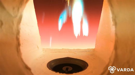 Les folles images d'une capsule spatiale de retour sur Terre