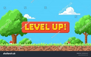 Cartoon Pixelated 8 Bit Arcade Video Stock Vector (Royalty Free) 2639045425 | Shutterstock