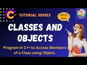 Classes and Objects in C++ | Object Oriented Programming (OOP) Tutorial for Beginners