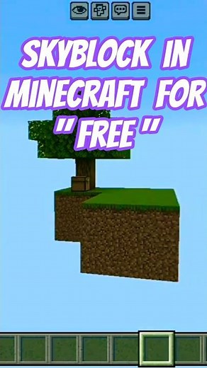 🔥 Skyblock in Minecraft Bedrock!? (Easy Guide 😱)