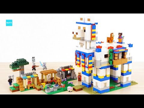 レゴ マインクラフト ラマの村 21188 ／ LEGO Minecraft The Llama Village Speed Build & Review