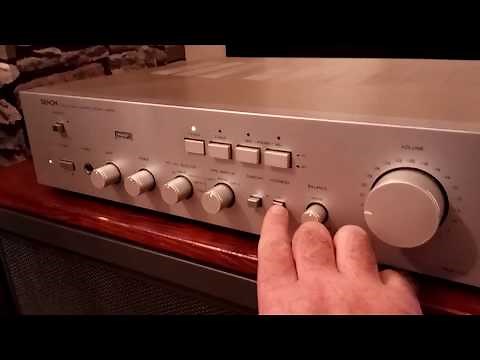 Denon PMA-510 amplifier demo and test