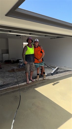 Nothing better than having my son back by my side, working together on concrete projects and doing what we do best! #ConcreteLife #TradieLife #Concreting #Concrete #AussieTradie
