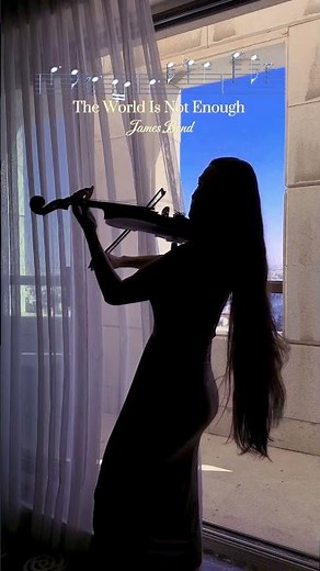The World Is Not Enough by Garbage❤️‍🔥🎻James Bond theme #soundtrack #bond #violin