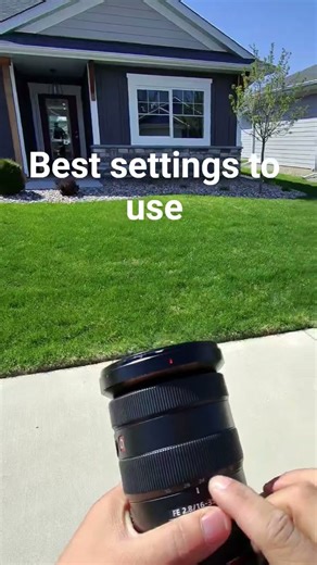 real estate photography exterior best settings to use