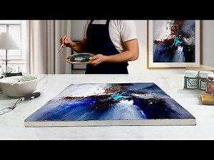 Mastering TEXTURE Techniques / ABSTRACT ACRYLIC Painting / Art Tutorial
