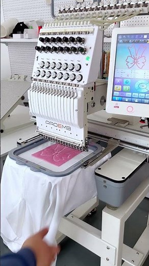 Use PROEMB Embroidery DIY clothes corner. #embroiderymachine #embroidery