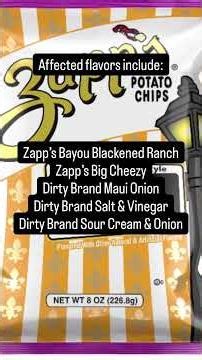 Potato chip recall upgraded over salmonella risk