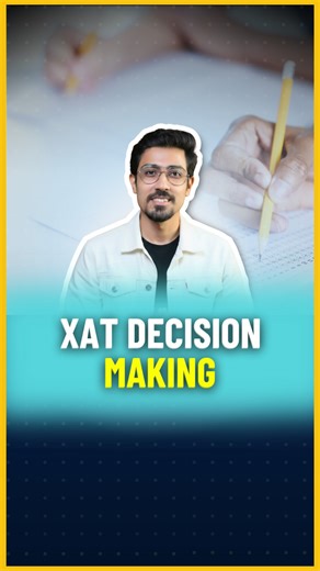 Ananta Chhajer on Instagram: "XAT Decision Making hack is here - once again! Comment ‘XAT’ and I will share the course link with you! The framework will help you cover any question in XAT Decision Making but do remember, you need to practise and make sure you make yourself familiar with all the previous year questions! The course covers it all!"