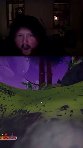 Caseoh scared by peak horror game jumpscare