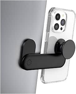 PopSockets Laptop Phone Mount for PopGrip, Black - Black
